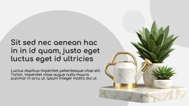 Marble Elegance Gray Minimal slide 2